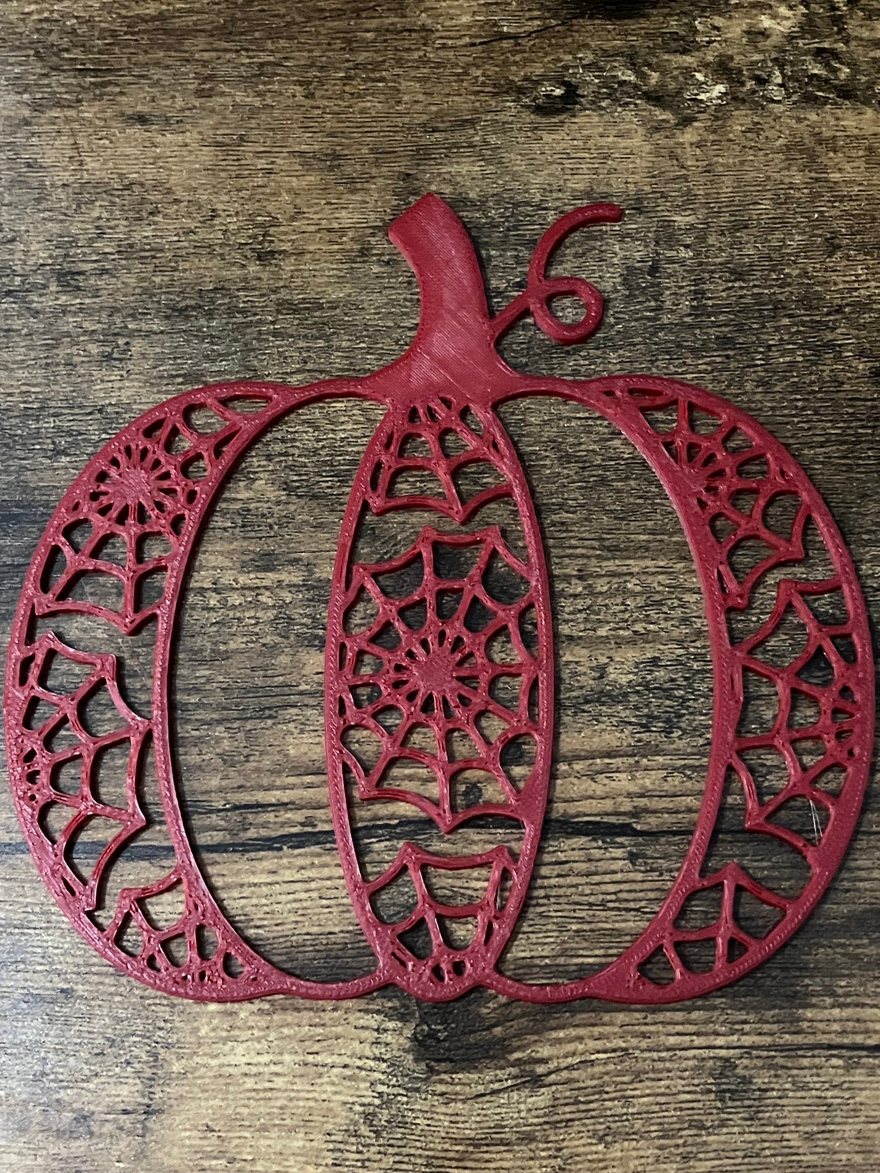 Webbed Pumpkin Wall Art