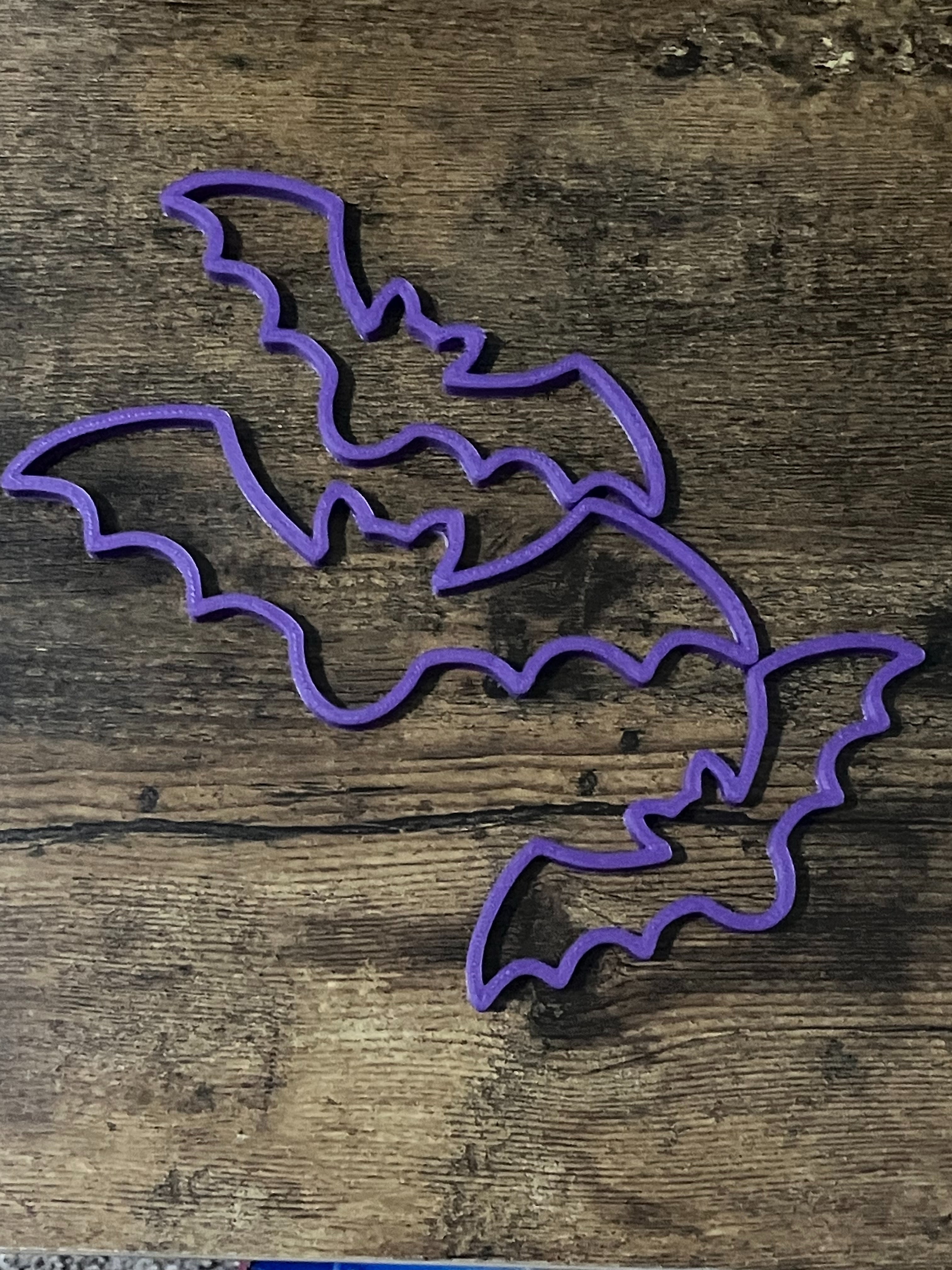 Trio of Bats Hanging Decorations