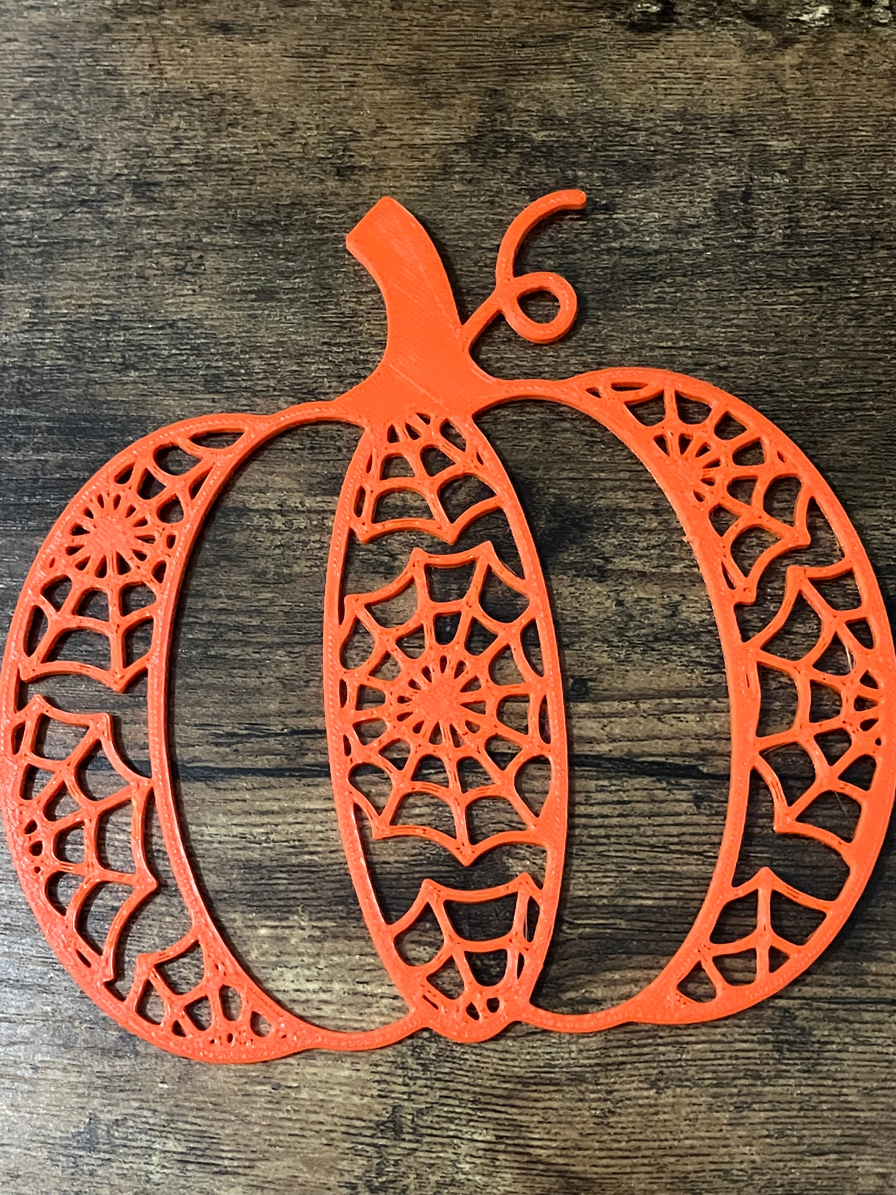 Webbed Pumpkin Wall Art