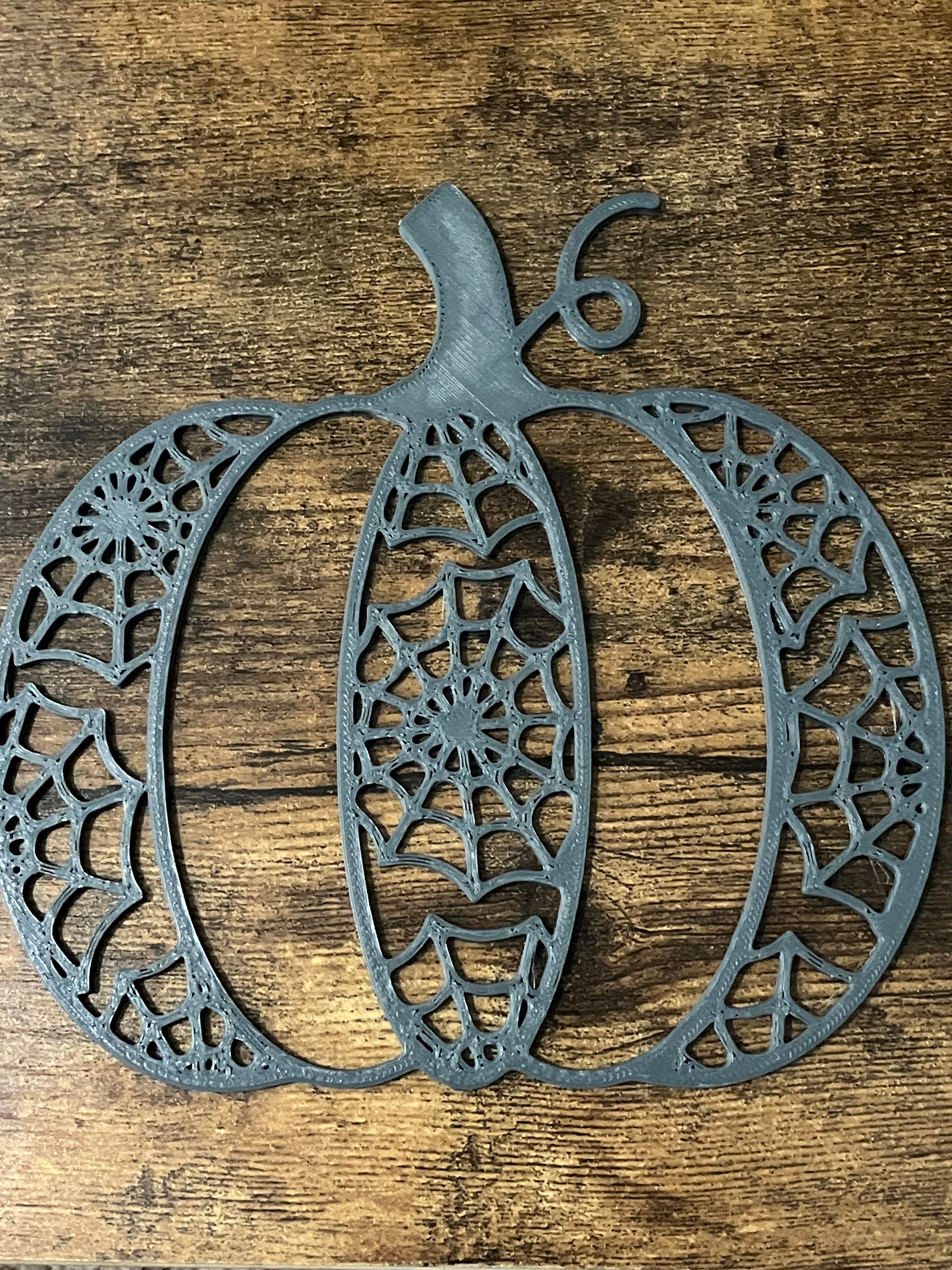 Webbed Pumpkin Wall Art
