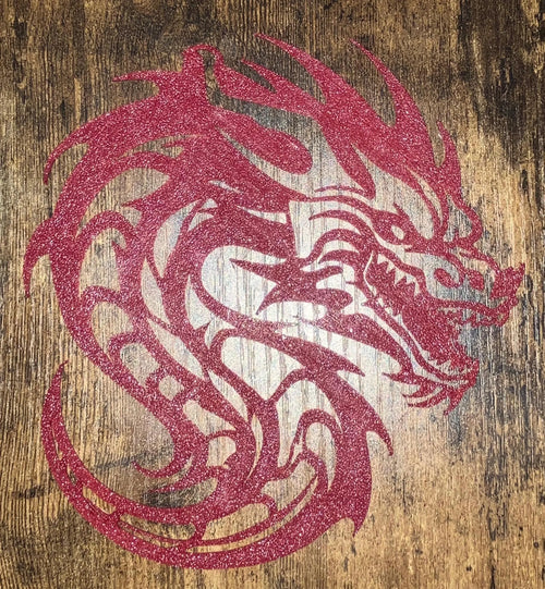 Chuckling Dragon Wall Art