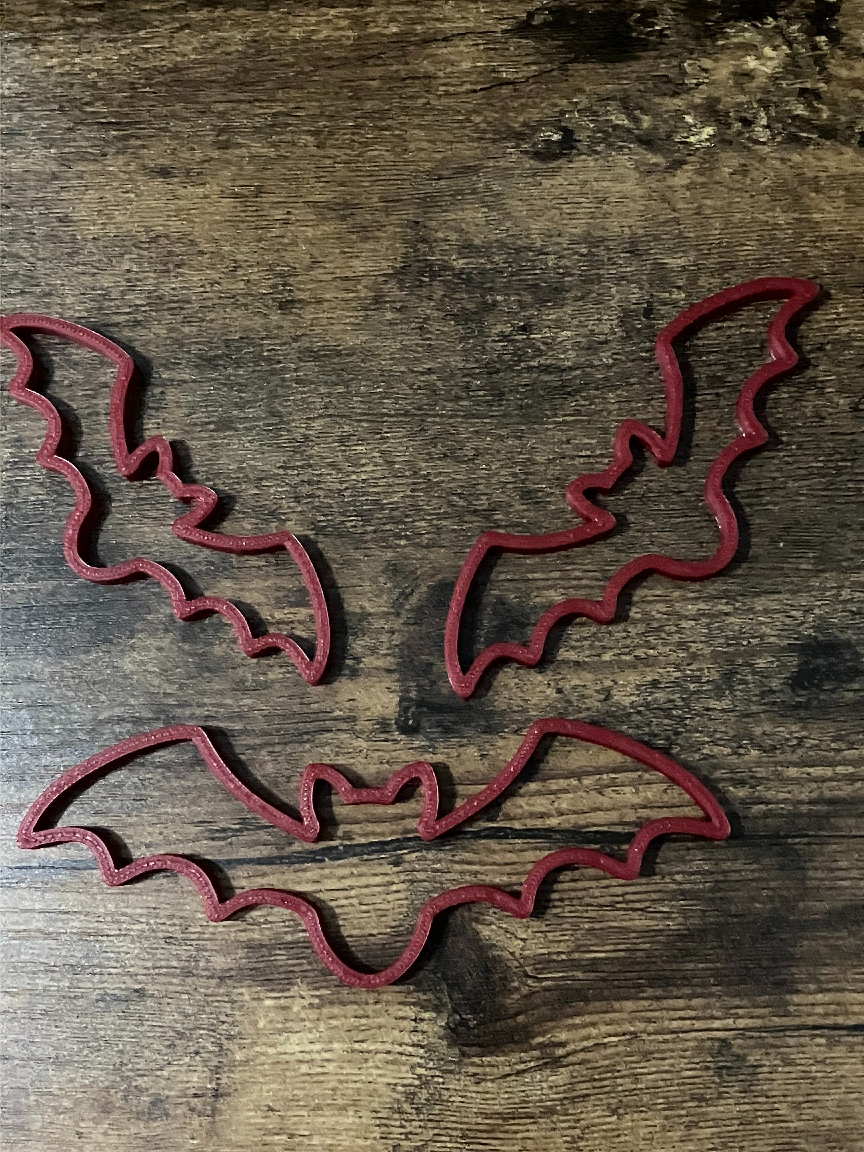 Trio of Bats Hanging Decorations