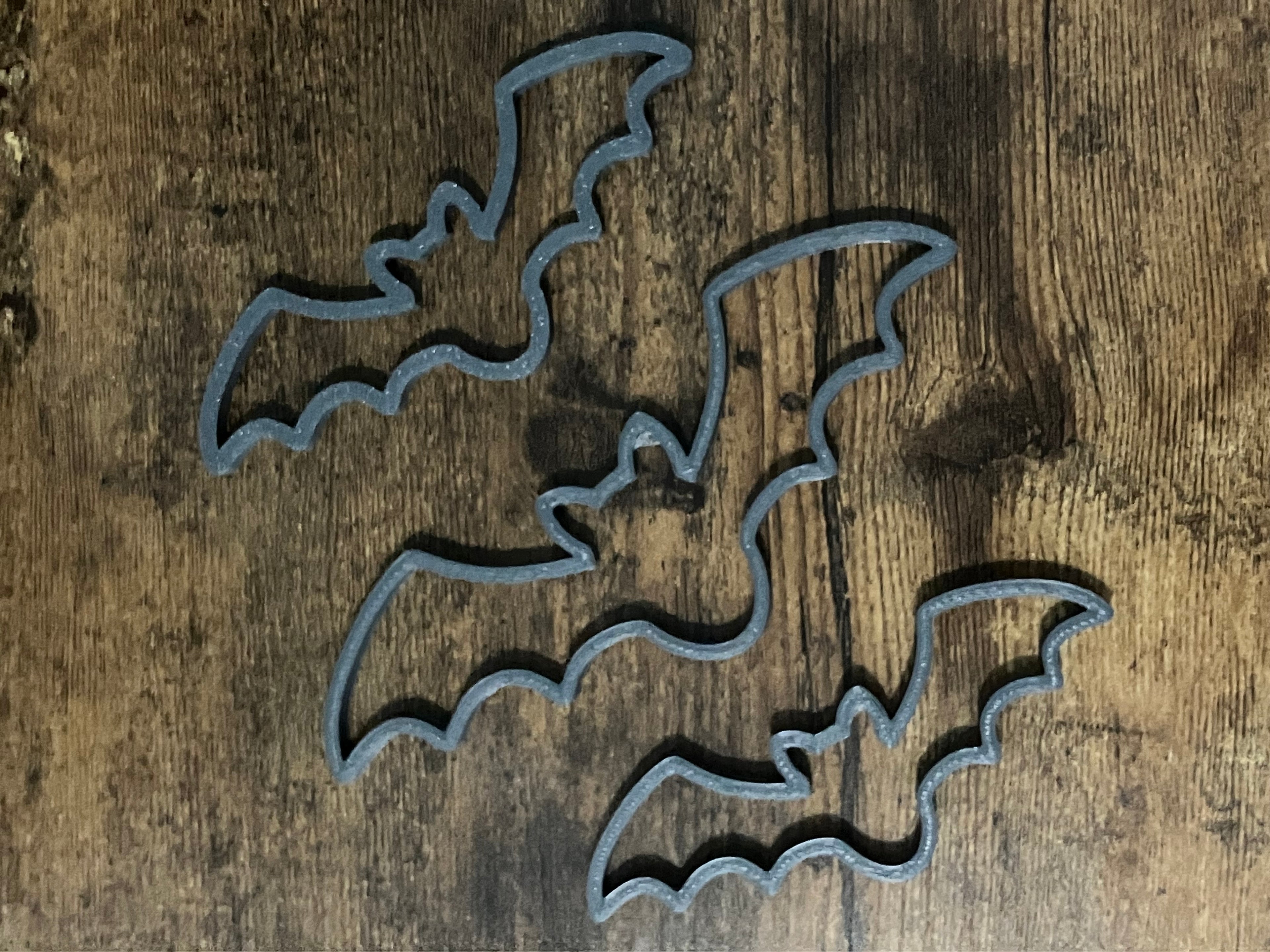 Trio of Bats Hanging Decorations