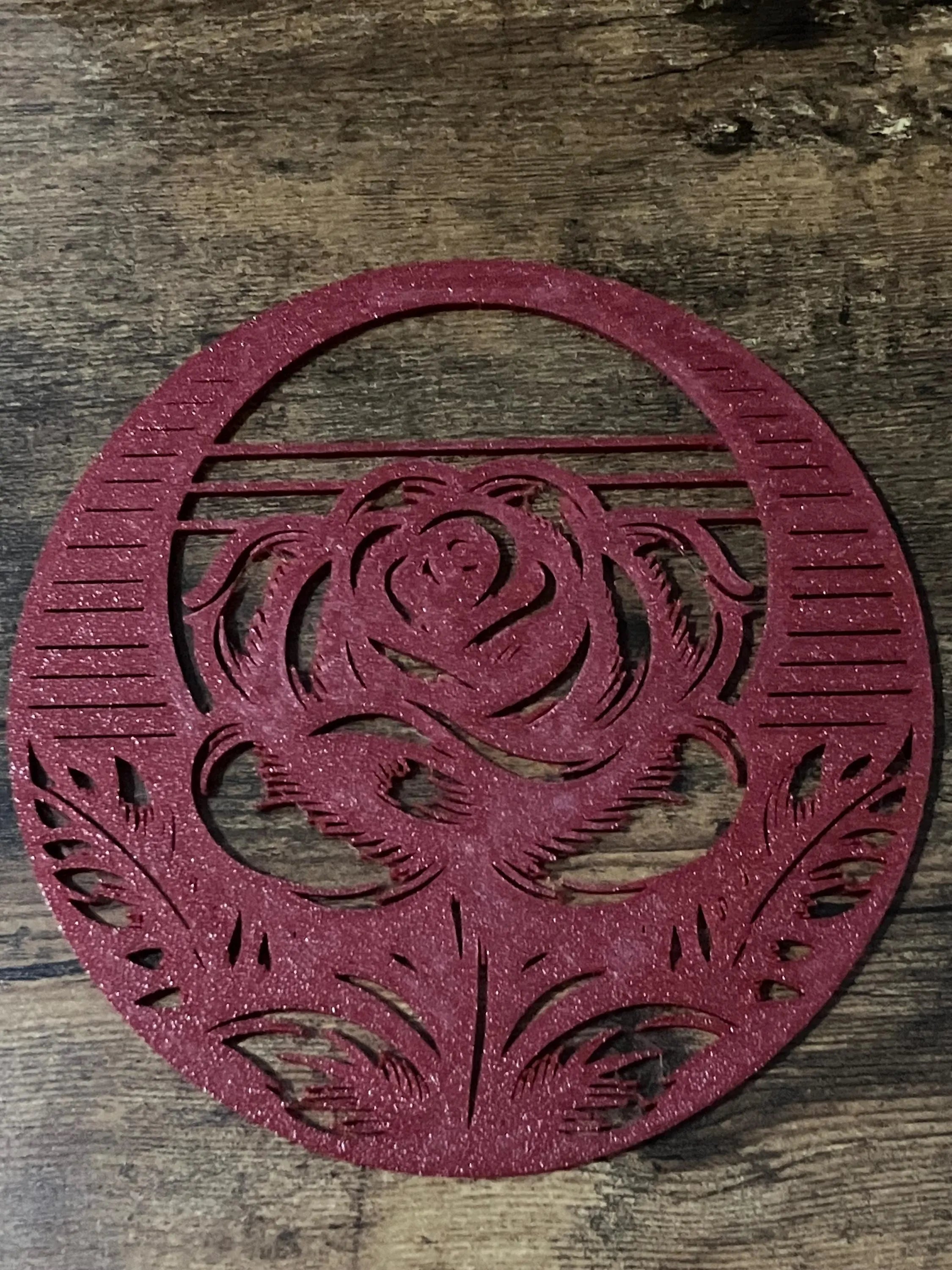 Large Rose Wall Art